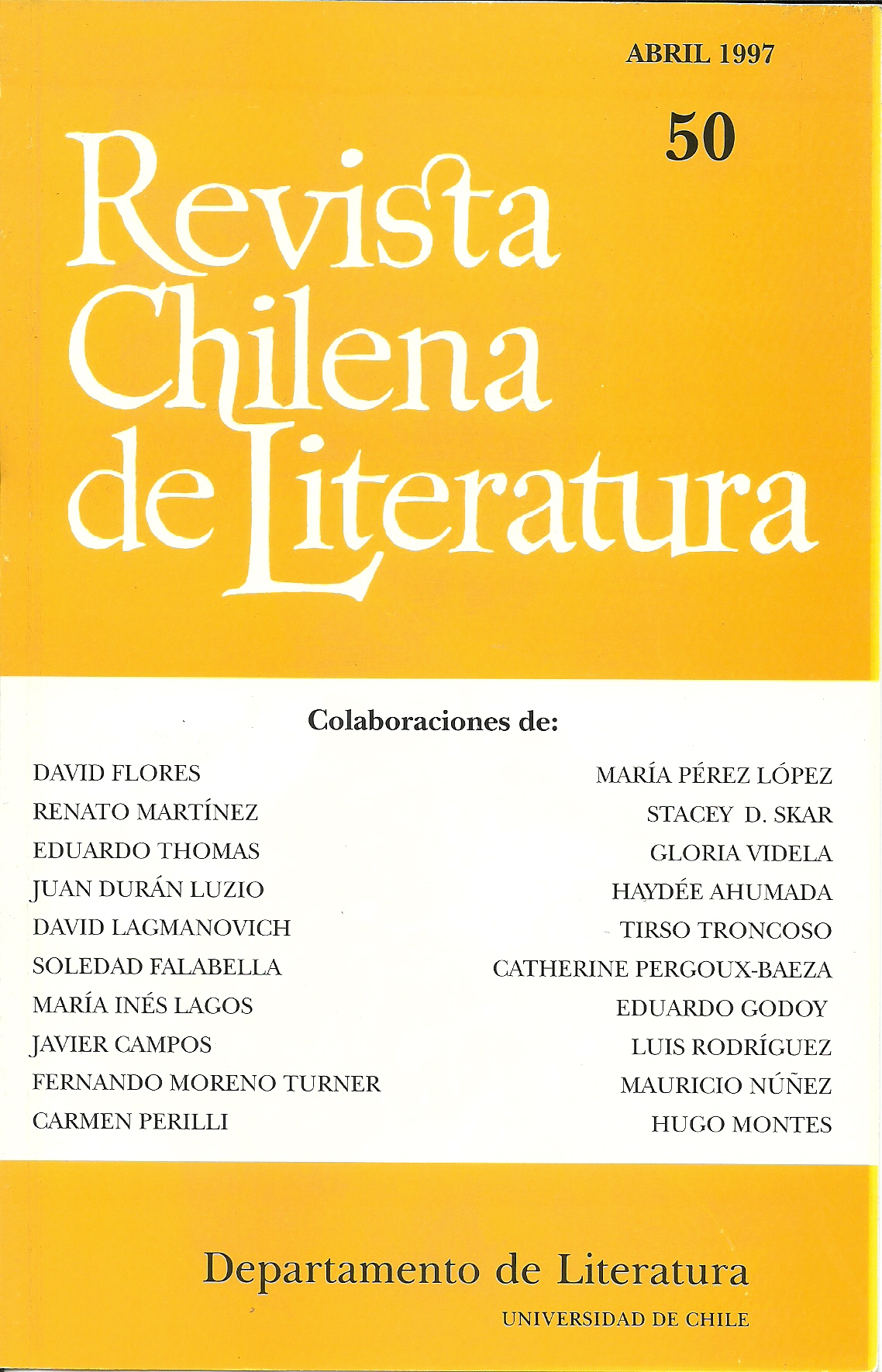 											Visualizar n. 50 (1997): Abril
										