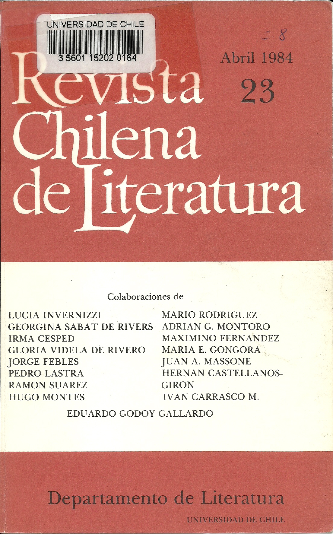 											Visualizar n. 23 (1984): Abril
										